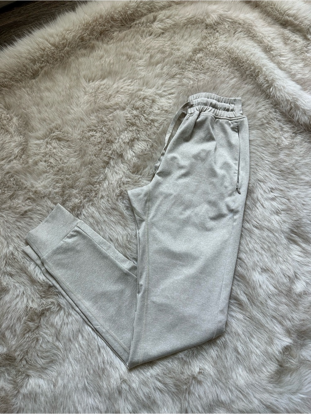 BuffBunny Light Gray Drawstring Joggers